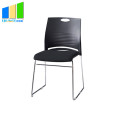 Fabric Armless Metal Classroom Training Visitor Staff Stacking Chairs Plastic Stackable Office Chairs